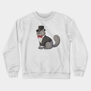 Cat In A Hat Crewneck Sweatshirt